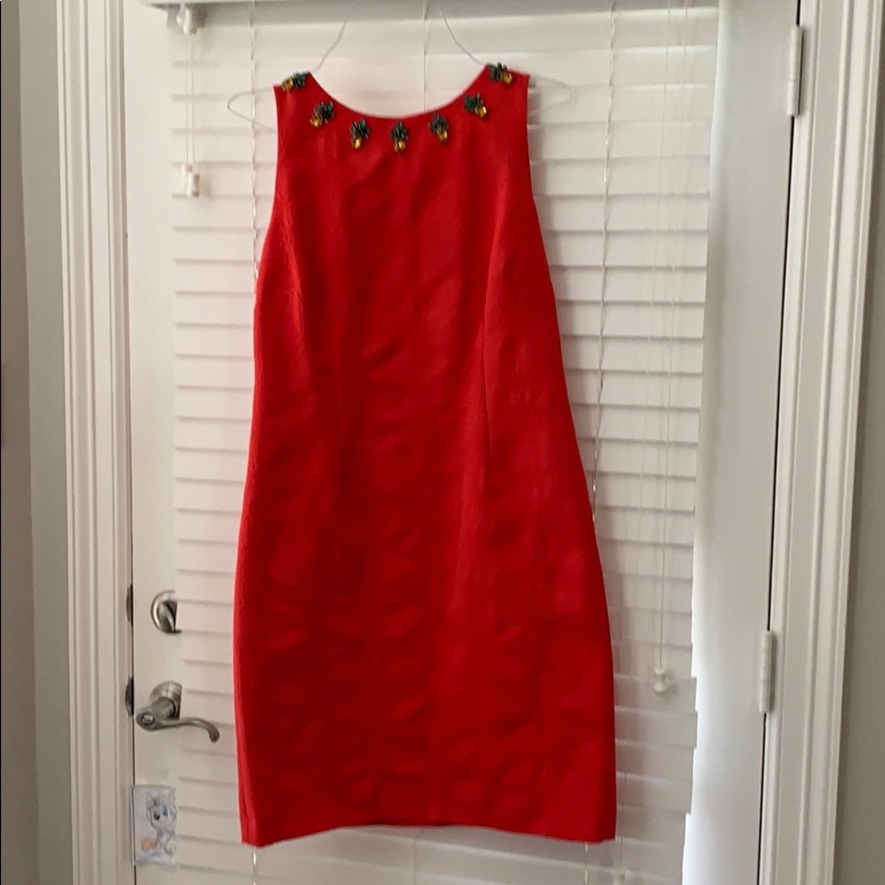 Bright coral dress by RSVP Talbots